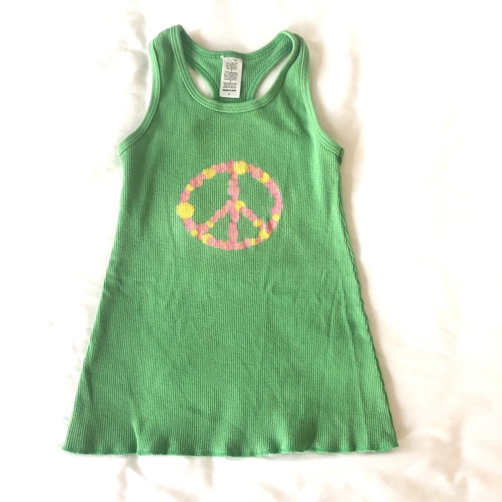 Beasty baby brand green tank top